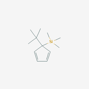 molecular formula C12H22Si B15448983 (1-tert-Butylcyclopenta-2,4-dien-1-yl)(trimethyl)silane CAS No. 62546-06-9