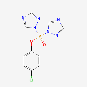 4-Chlorophenyl bis[(1H-1,2,4-triazol-1-yl)]phosphinate