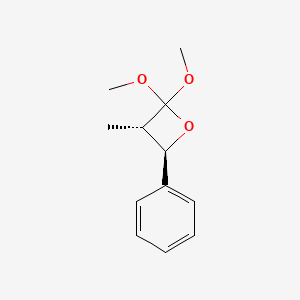 (3S,4R)-2,2-Dimethoxy-3-methyl-4-phenyloxetane