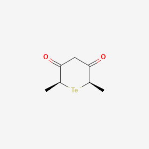 (2R,6S)-2,6-Dimethyltellurane-3,5-dione