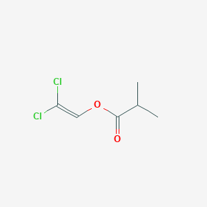 molecular formula C6H8Cl2O2 B15449097 2,2-Dichloroethenyl 2-methylpropanoate CAS No. 62581-67-3