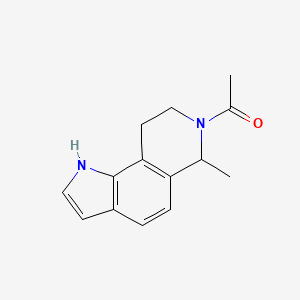 1-(6-Methyl-1,6,8,9-tetrahydro-7H-pyrrolo[2,3-f]isoquinolin-7-yl)ethan-1-one