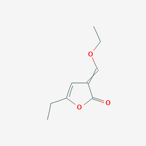 molecular formula C9H12O3 B15449173 3-(Ethoxymethylidene)-5-ethylfuran-2(3H)-one CAS No. 62596-48-9