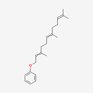 [(3,7,11-Trimethyldodeca-2,6,10-trien-1-YL)oxy]benzene