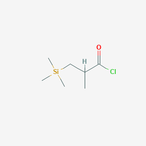 2-Methyl-3-(trimethylsilyl)propanoyl chloride