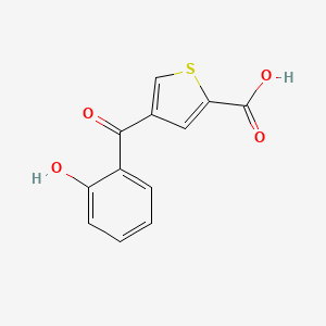 4-(2-Hydroxybenzoyl)thiophene-2-carboxylic acid