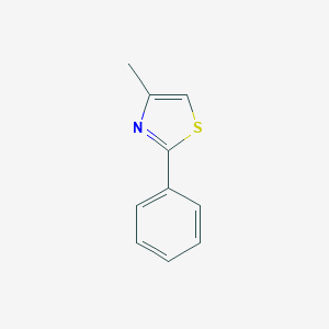 molecular formula C10H9NS B154493 4-Methyl-2-phenylthiazole CAS No. 1826-17-1