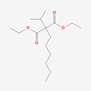 molecular formula C16H30O4 B15449311 Diethyl hexyl(propan-2-yl)propanedioate CAS No. 62392-01-2