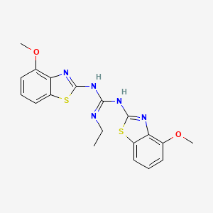 N''-Ethyl-N,N'-bis[(4-methoxy-1,3-benzothiazol-2-yl)]guanidine