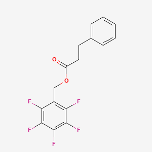 Phenylpropionic acid pentafluorobenzyl ester