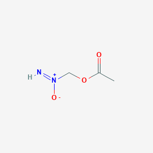 molecular formula C3H6N2O3 B15449342 (1-Oxo-1lambda~5~-diazen-1-yl)methyl acetate CAS No. 62921-04-4