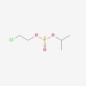 molecular formula C5H11ClO3P+ B15449345 (2-Chloroethoxy)(oxo)[(propan-2-yl)oxy]phosphanium CAS No. 62516-50-1