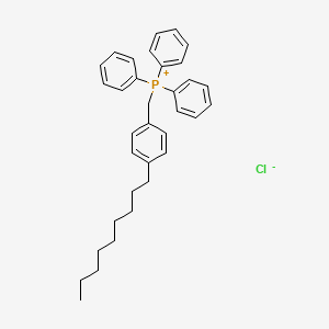 [(4-Nonylphenyl)methyl](triphenyl)phosphanium chloride