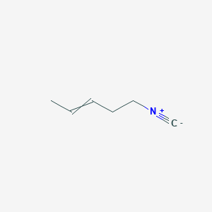 molecular formula C6H9N B15449353 5-Isocyanopent-2-ene CAS No. 62398-19-0