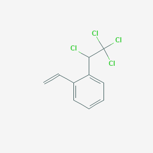 1-Ethenyl-2-(1,2,2,2-tetrachloroethyl)benzene