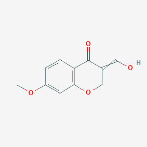 3-(Hydroxymethylidene)-7-methoxy-2,3-dihydro-4H-1-benzopyran-4-one