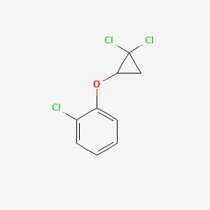 1-Chloro-2-[(2,2-dichlorocyclopropyl)oxy]benzene