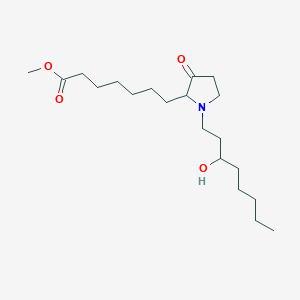 Methyl 7-[1-(3-hydroxyoctyl)-3-oxopyrrolidin-2-YL]heptanoate