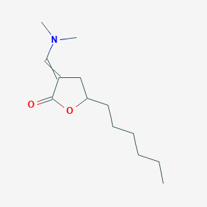 2(3H)-Furanone, 3-[(dimethylamino)methylene]-5-hexyldihydro-