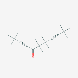 molecular formula C19H30O B15449461 2,2,6,6,7,7,10,10-Octamethylundeca-3,8-diyn-5-one CAS No. 62688-82-8