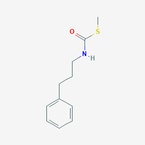 molecular formula C11H15NOS B15449469 S-Methyl (3-phenylpropyl)carbamothioate CAS No. 62604-26-6