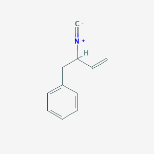 molecular formula C11H11N B15449470 (2-Isocyanobut-3-en-1-yl)benzene CAS No. 62443-74-7