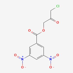 molecular formula C10H7ClN2O7 B15449475 Benzoic acid, 3,5-dinitro-, chloroacetylmethyl ester CAS No. 62522-68-3