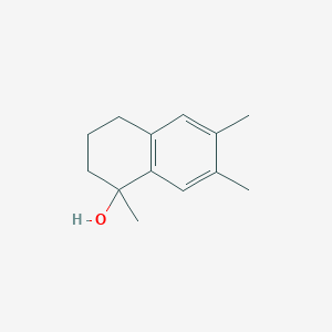 molecular formula C13H18O B15449498 1,6,7-Trimethyl-1,2,3,4-tetrahydronaphthalen-1-ol CAS No. 62668-65-9