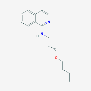 molecular formula C16H20N2O B15449502 N-(3-Butoxyprop-2-EN-1-YL)isoquinolin-1-amine CAS No. 62472-03-1