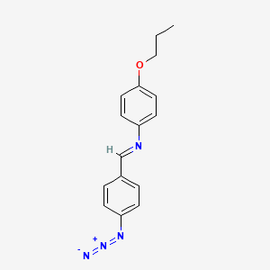 (E)-1-(4-Azidophenyl)-N-(4-propoxyphenyl)methanimine