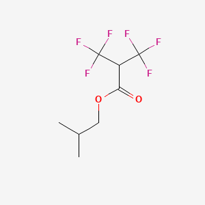 molecular formula C8H10F6O2 B15449527 2-Methylpropyl 3,3,3-trifluoro-2-(trifluoromethyl)propanoate CAS No. 62935-20-0