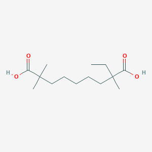 2-Ethyl-2,8,8-trimethylnonanedioic acid