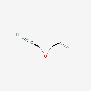 molecular formula C6H6O B15449583 (2S,3S)-2-ethenyl-3-ethynyloxirane CAS No. 62376-98-1