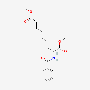 molecular formula C18H25NO5 B15449584 Dimethyl 2-benzamidononanedioate CAS No. 62333-44-2