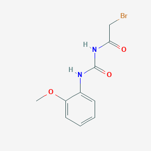 molecular formula C10H11BrN2O3 B15449595 2-Bromo-N-[(2-methoxyphenyl)carbamoyl]acetamide CAS No. 62857-96-9