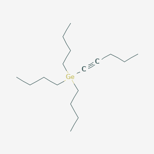 molecular formula C17H34Ge B15449664 Tributyl(pent-1-yn-1-yl)germane CAS No. 62857-84-5