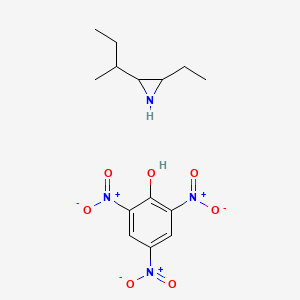 2-Butan-2-yl-3-ethylaziridine;2,4,6-trinitrophenol