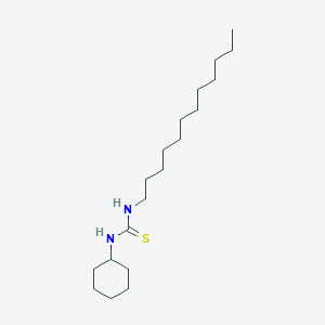 molecular formula C19H38N2S B15449685 N-Cyclohexyl-N'-dodecylthiourea CAS No. 62552-08-3