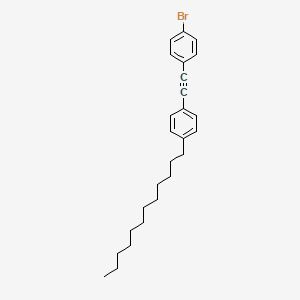 1-Bromo-4-[(4-dodecylphenyl)ethynyl]benzene