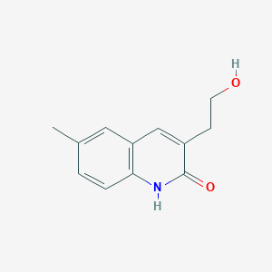 3-(2-Hydroxyethyl)-6-methylquinolin-2(1H)-one