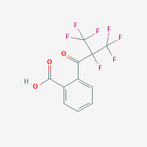 2-[2,3,3,3-Tetrafluoro-2-(trifluoromethyl)propanoyl]benzoic acid