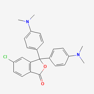 5-Chloro-3,3-bis[4-(dimethylamino)phenyl]-2-benzofuran-1(3H)-one