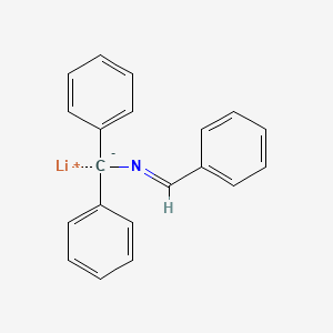 molecular formula C20H16LiN B15449835 Lithium [(E)-benzylideneamino](diphenyl)methanide CAS No. 62506-92-7