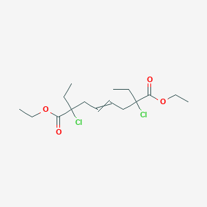 Diethyl 2,7-dichloro-2,7-diethyloct-4-enedioate