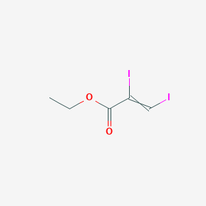 Ethyl 2,3-diiodoprop-2-enoate