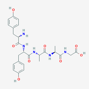 molecular formula C26H33N5O8 B15449899 L-Tyrosyl-L-tyrosyl-L-alanyl-L-alanylglycine CAS No. 62571-08-8