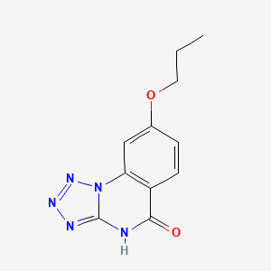 molecular formula C11H11N5O2 B15449905 8-Propoxytetrazolo[1,5-a]quinazolin-5(1H)-one CAS No. 62483-97-0