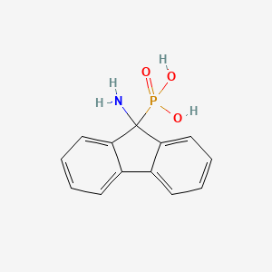 molecular formula C13H12NO3P B15449926 (9-Amino-9H-fluoren-9-YL)phosphonic acid CAS No. 62614-14-6