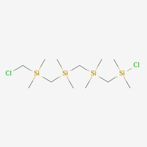 molecular formula C12H32Cl2Si4 B15449930 1,8-Dichloro-2,2,4,4,6,6,8-heptamethyl-2,4,6,8-tetrasilanonane CAS No. 62497-93-2