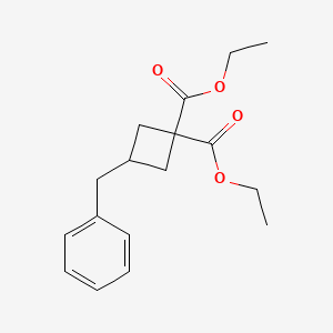 Diethyl 3-benzylcyclobutane-1,1-dicarboxylate